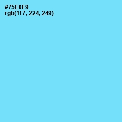 #75E0F9 - Spray Color Image