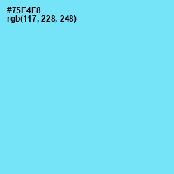 #75E4F8 - Spray Color Image
