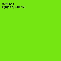 #75E611 - Chartreuse Color Image