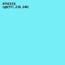 #75EEF8 - Spray Color Image