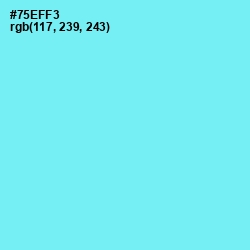 #75EFF3 - Spray Color Image