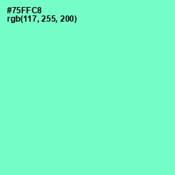 #75FFC8 - Aquamarine Color Image