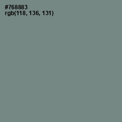 #768883 - Blue Smoke Color Image