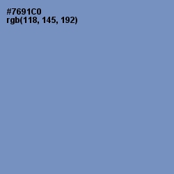 #7691C0 - Danube Color Image