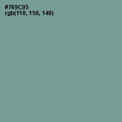 #769C95 - Juniper Color Image