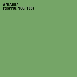 #76A667 - Fern Color Image