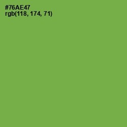 #76AE47 - Asparagus Color Image