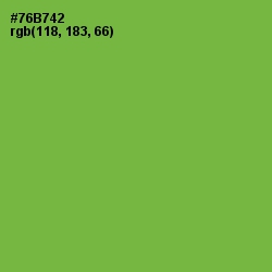 #76B742 - Asparagus Color Image