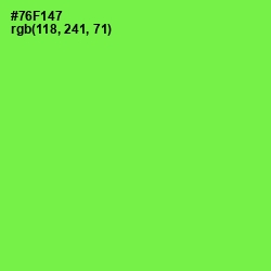 #76F147 - Screamin' Green Color Image