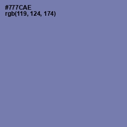 #777CAE - Deluge Color Image