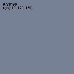 #778196 - Slate Gray Color Image