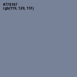 #778197 - Slate Gray Color Image