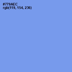 #779AEC - Cornflower Blue Color Image