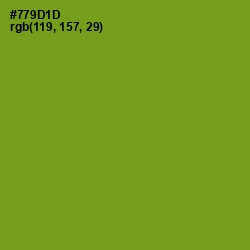 #779D1D - Trendy Green Color Image
