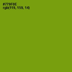 #779F0E - Limeade Color Image