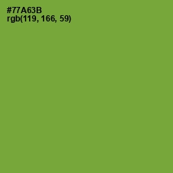 #77A63B - Wasabi Color Image