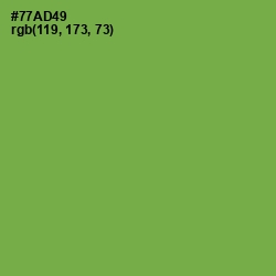 #77AD49 - Asparagus Color Image