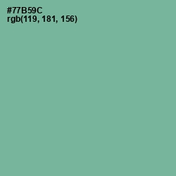 #77B59C - Sea Nymph Color Image