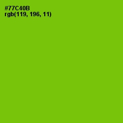 #77C40B - Chartreuse Color Image