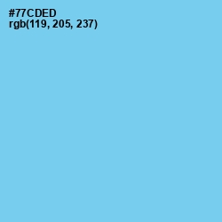 #77CDED - Sky Blue Color Image