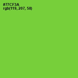 #77CF3A - Chartreuse Color Image