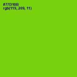 #77D10B - Chartreuse Color Image