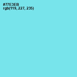 #77E3EB - Spray Color Image