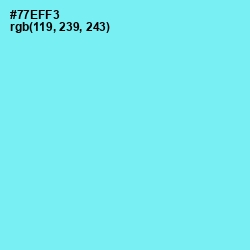 #77EFF3 - Spray Color Image