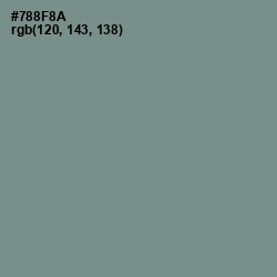 #788F8A - Blue Smoke Color Image