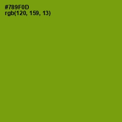 #789F0D - Limeade Color Image