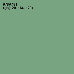 #78A481 - Bay Leaf Color Image