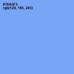 #78A5F5 - Cornflower Blue Color Image