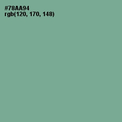 #78AA94 - Sea Nymph Color Image
