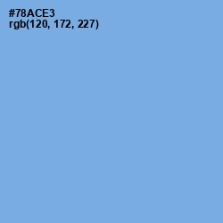 #78ACE3 - Cornflower Blue Color Image