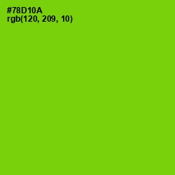 #78D10A - Chartreuse Color Image