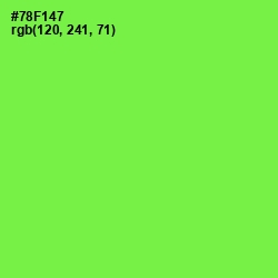 #78F147 - Screamin' Green Color Image