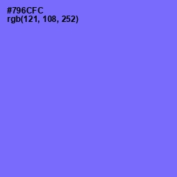 #796CFC - Moody Blue Color Image