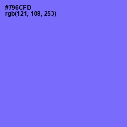 #796CFD - Moody Blue Color Image