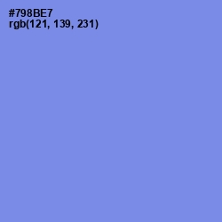 #798BE7 - Cornflower Blue Color Image