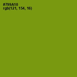 #799A10 - Limeade Color Image