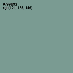 #799B92 - Oxley Color Image