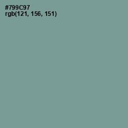 #799C97 - Juniper Color Image