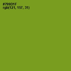 #799D1F - Trendy Green Color Image