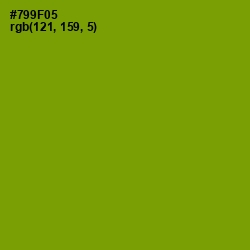 #799F05 - Limeade Color Image