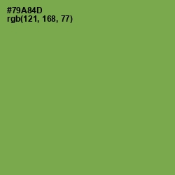 #79A84D - Asparagus Color Image