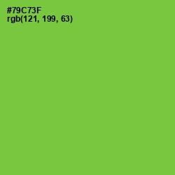 #79C73F - Chartreuse Color Image