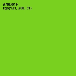 #79D01F - Chartreuse Color Image