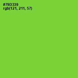 #79D339 - Chartreuse Color Image