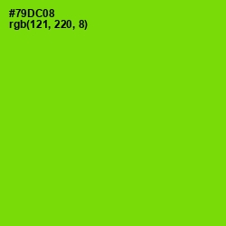 #79DC08 - Chartreuse Color Image