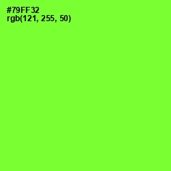 #79FF32 - Chartreuse Color Image